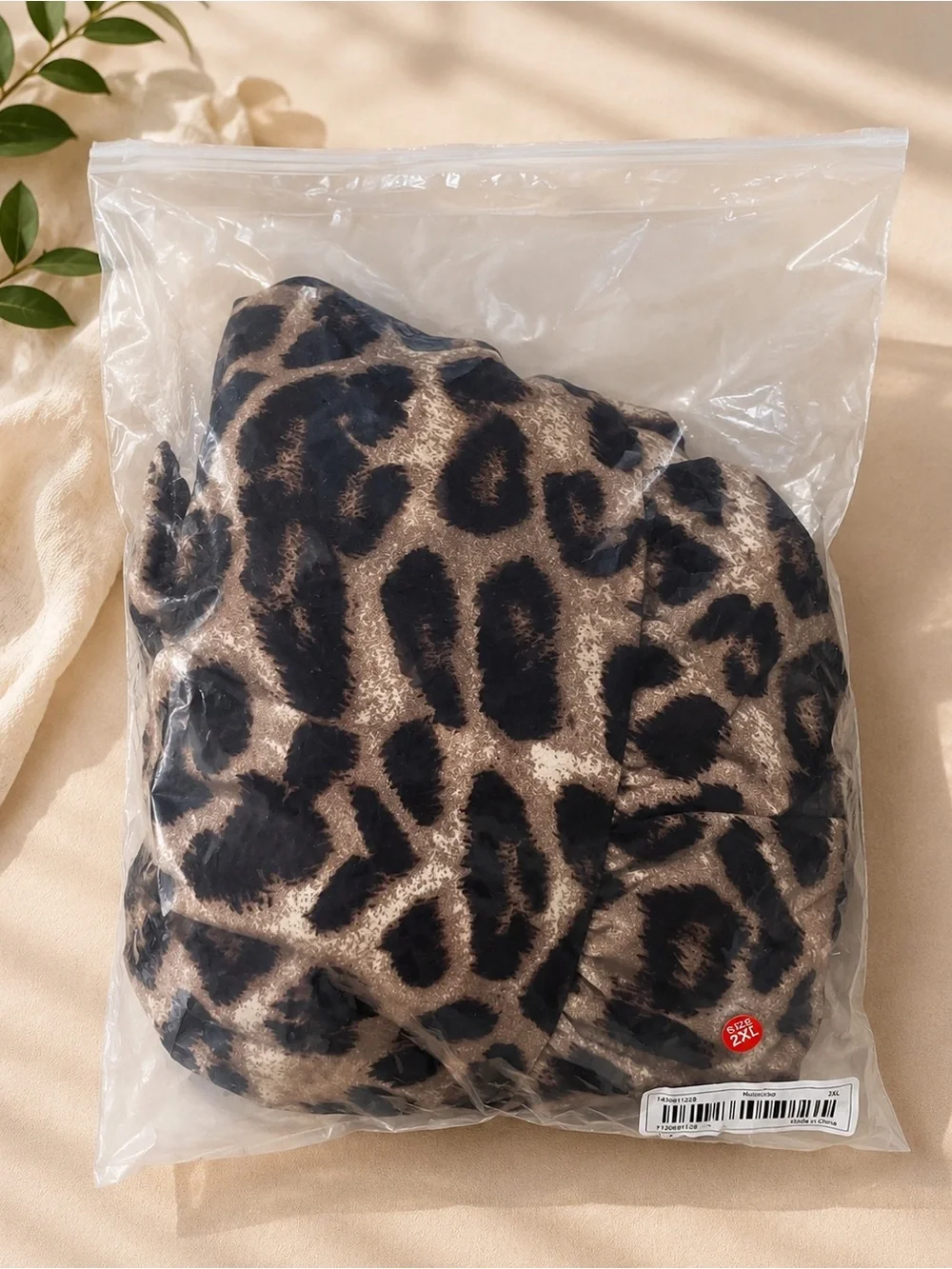 Leopard Print V-Neck Maxi Dress - Brown/Black - Picture 6 of 6